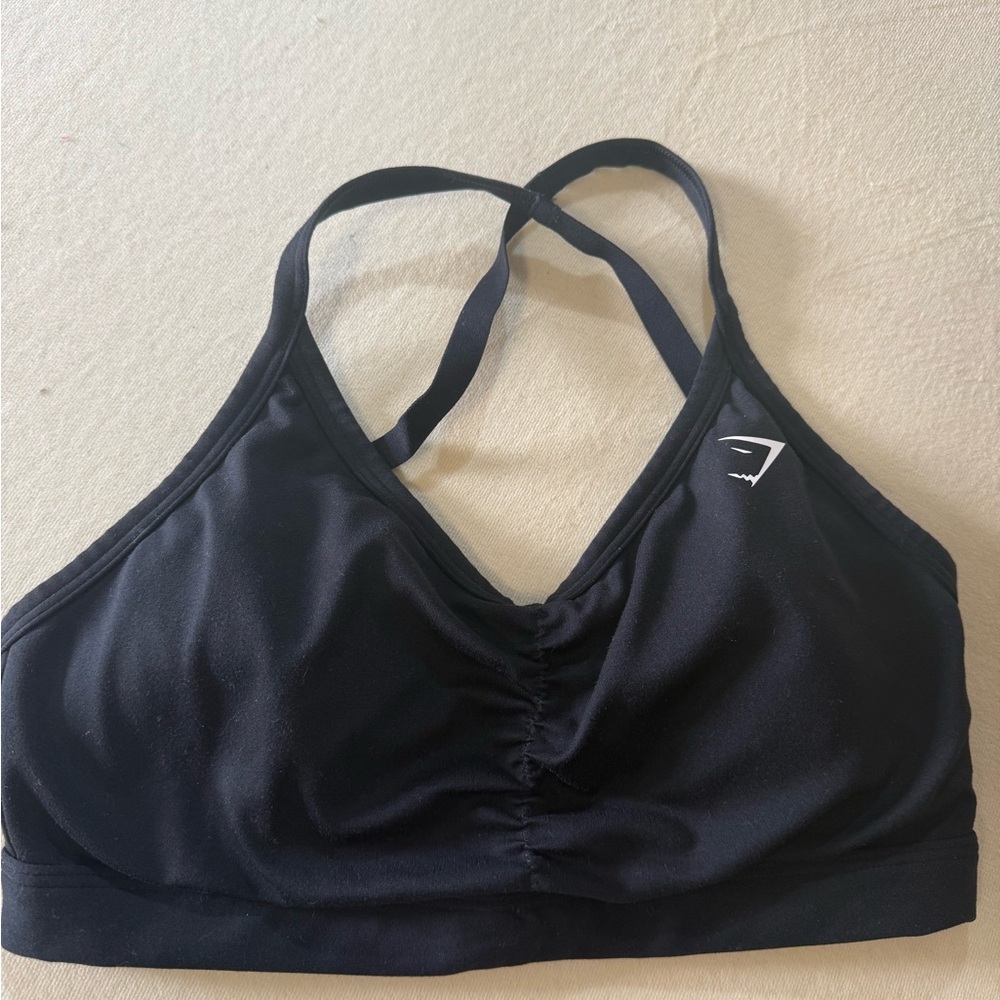 Gymshark Black Crossback Sports Bra